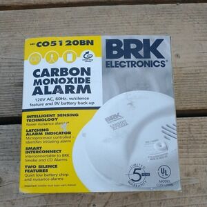 FIRST ALERT BRK CO5120BN Hardwired Carbon Monoxide (CO) Detector White